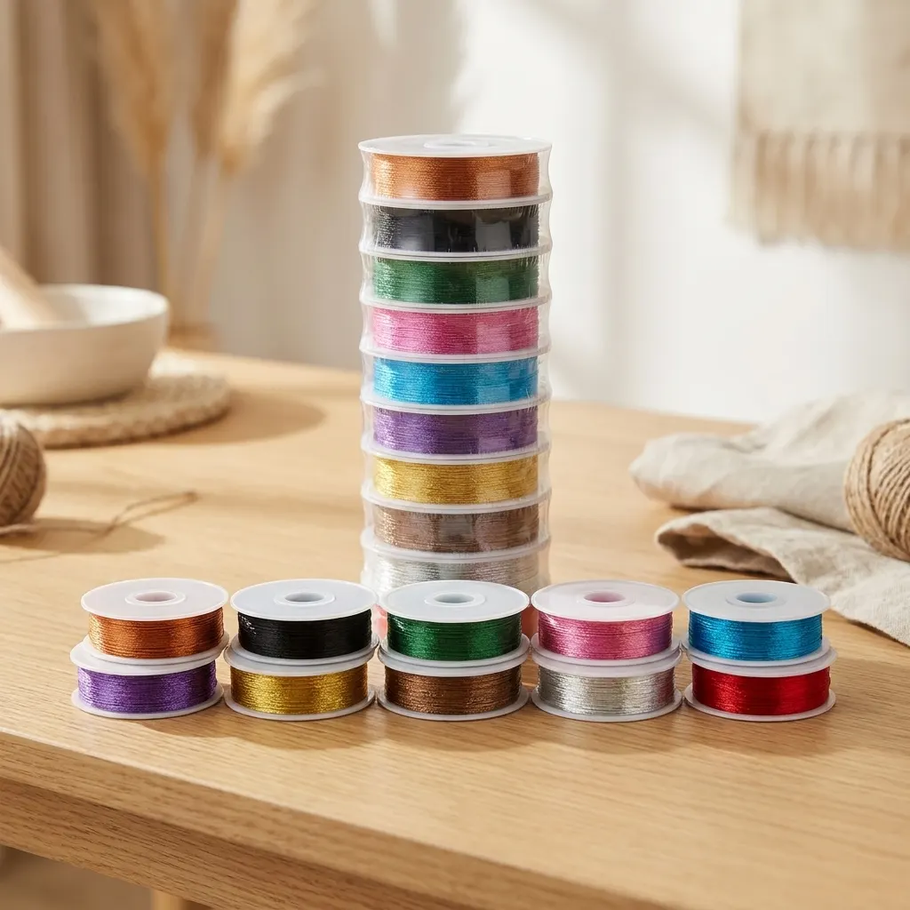 10 Rolls Color Nylon String for Bracelets – 50M Each, 500M Total Satin Rattail Silk Cord for Beading, Jewelry Making, Macrame, Keychains & Crafts | Buy2Enjoy.PK