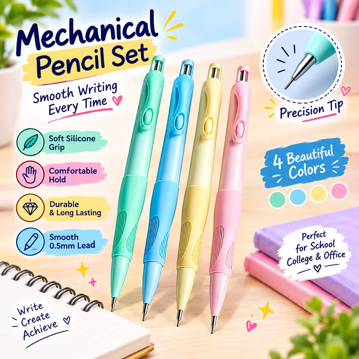 Mechanical Penci: Multicolor