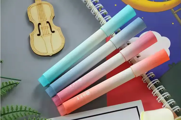Dreamy Gradual Kawaii High Quality Multishade Gradient Highlighters eye protect highlighter pens 4 PCS Pastel Highlighter | Buy2Enjoy