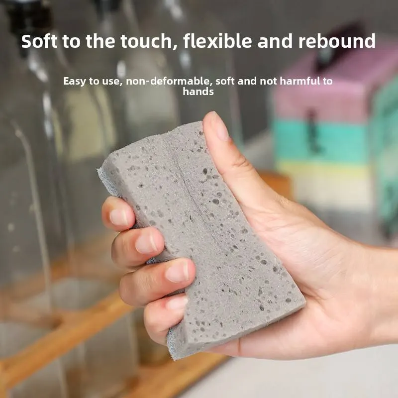 Pack of 5 Double-Sided Kitchen Cleaning Sponges – High Density Non-Stick Dishwashing Scrubber for Pots, Pans, Dishes, Glass & Metal Surfaces | Buy2Enjoy.Pk