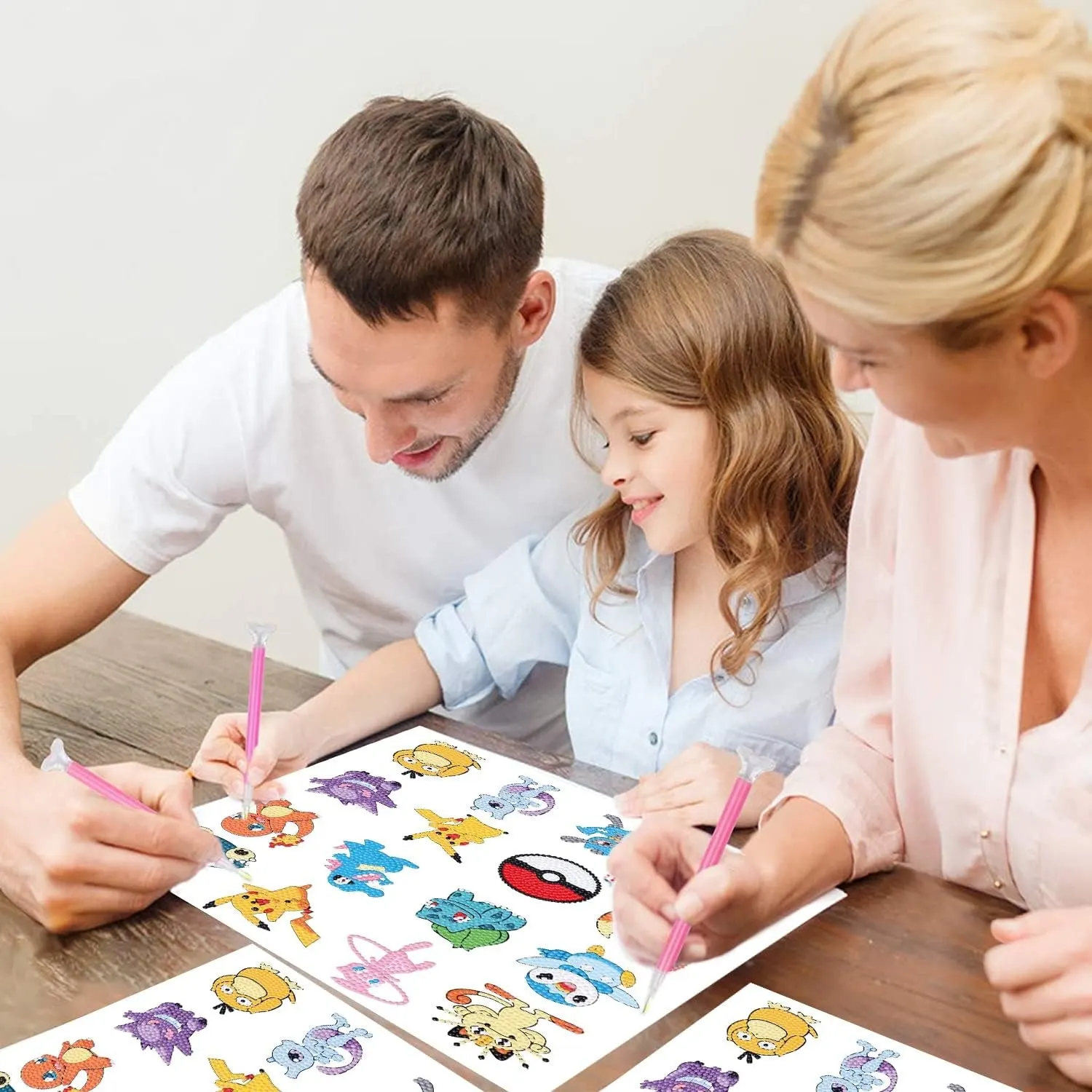 Pokémon DIY Beads Craft Set with Pegboard – Colorful Fuse Bead Art Kit Featuring Pikachu, Charmander, Bulbasaur & Squirtle, Creative Pattern Making, Handmade Character Designs, Fun Arts & Crafts Activity Gift for Kids | Buy2Enjoy