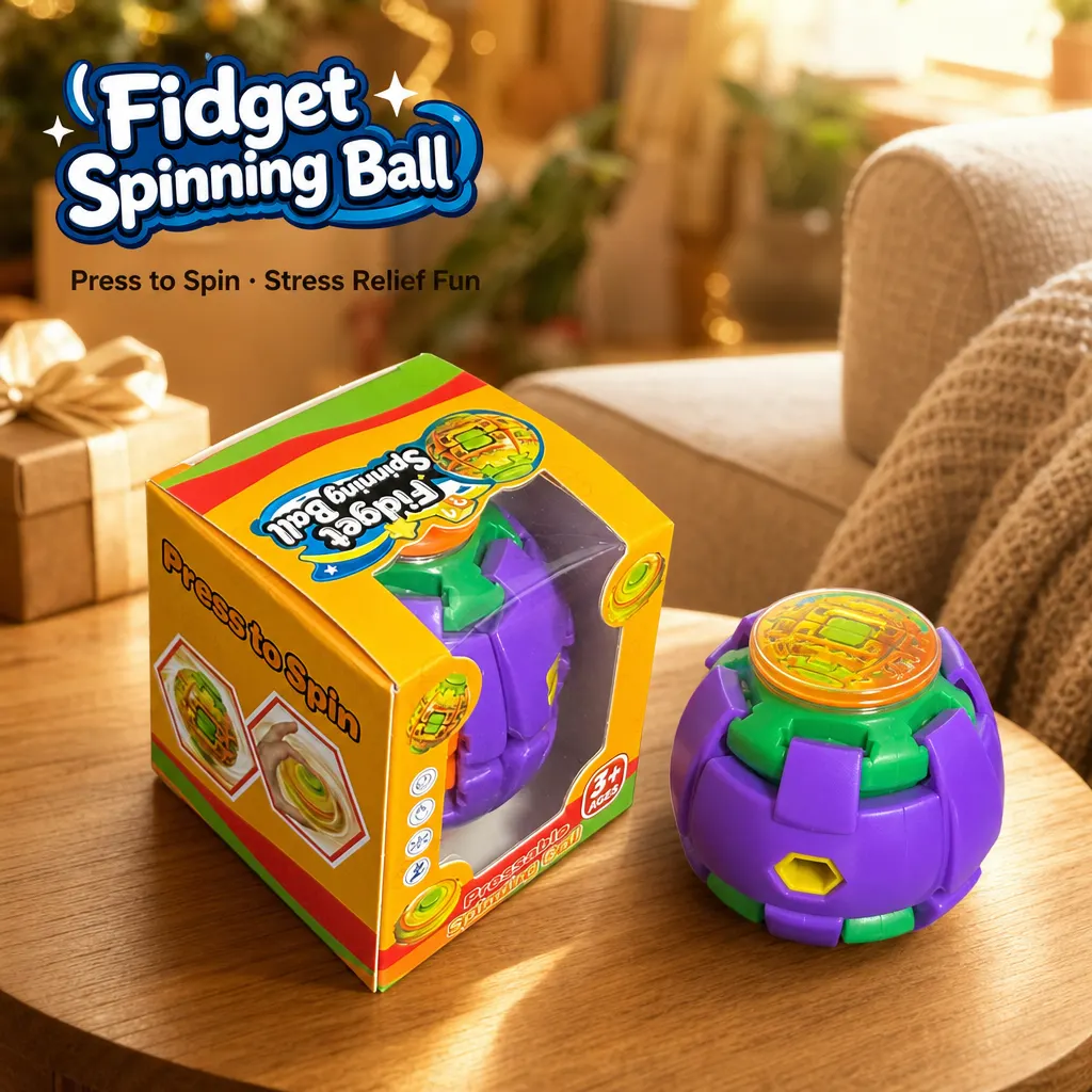 Gear Ball Fidget Toy: Multicolor