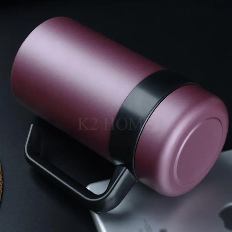 Stainless Steel Coffee Mug 500ML Vacuum Insulated Cup SUS 304/316, Heat Resistant Coffee & Tea Mug with Handle, 6 to 12 Hour Hot and Cold Thermos for Travel, Office & Gym | Buy2Enj