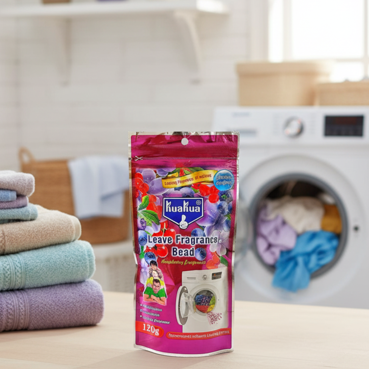 100g Leave Fragrance Beads Laundry Softener | Long-Lasting Scent Booster & Odor Removal Perfume Beads for Washing Machine | Fresh & Clean Fabric Softener | Buy2Enjoy