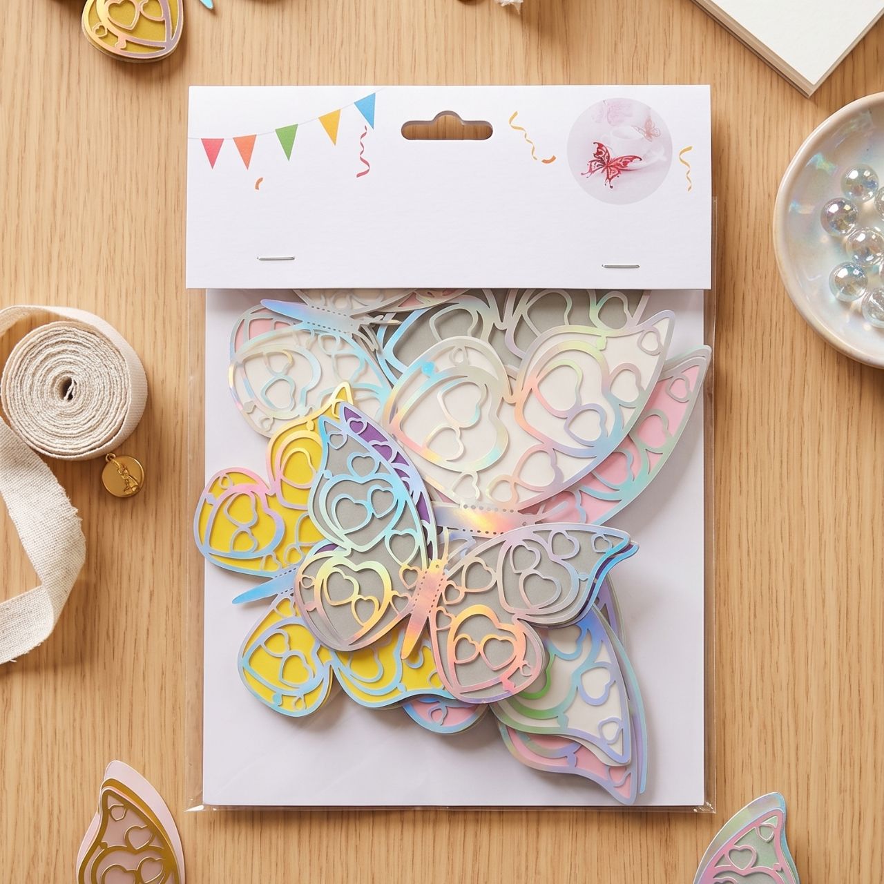 12 Pcs 3D Golden Butterfly Wall Stickers – Colorful Mirror Butterfly Decoration Set for Bedroom, Living Room, Parties & DIY Home Décor | Buy2Enjoy