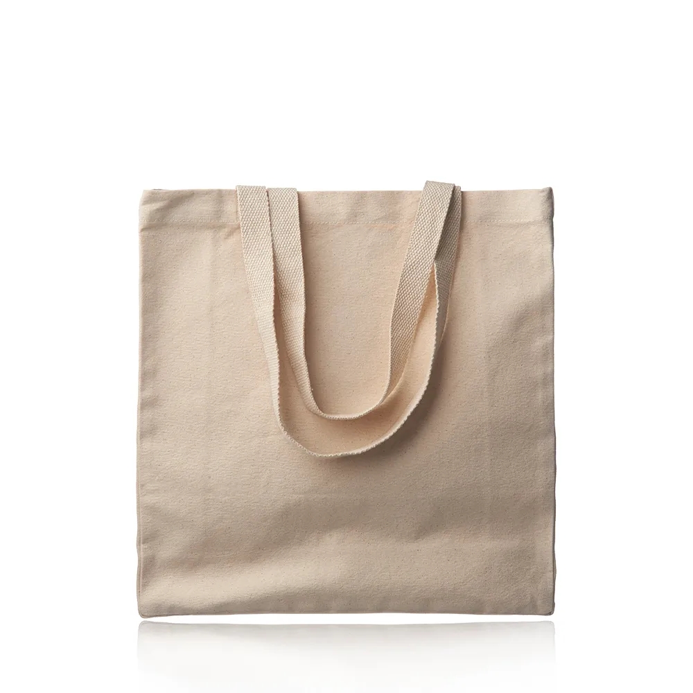 Canvas Cloth Shopping Bag 19x15 Inches Cotton Tote Say No to Plastic Reusable Handbag for Painting Embroidery Art Casual Shoulder Bag | Buy2Enjoy