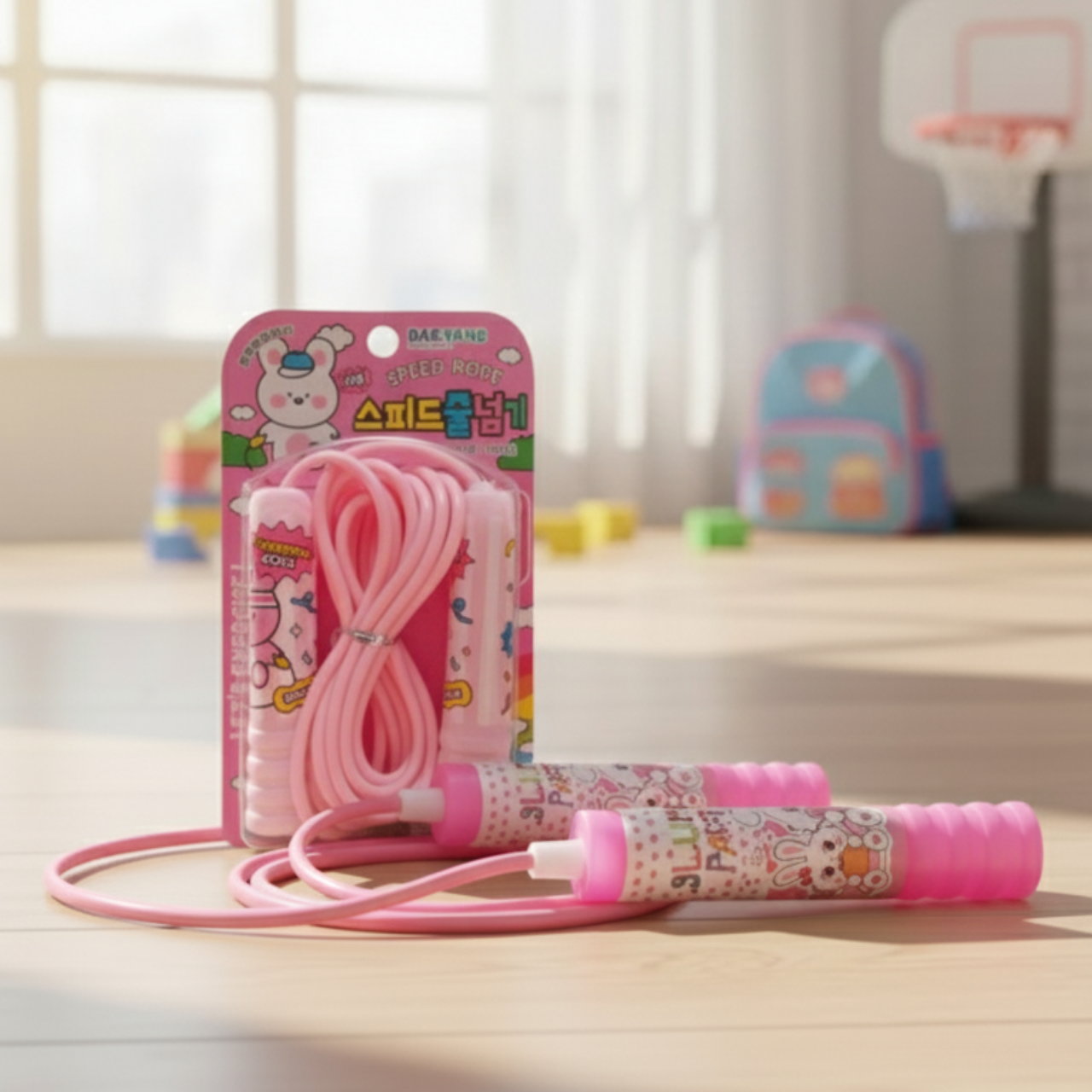 Cartoon PVC Skipping Rope Adjustable Jump Rope for Kids Adults Fitness Exercise Weight Loss Durable Sports Rope with Storage Box | Buy2Enjoy