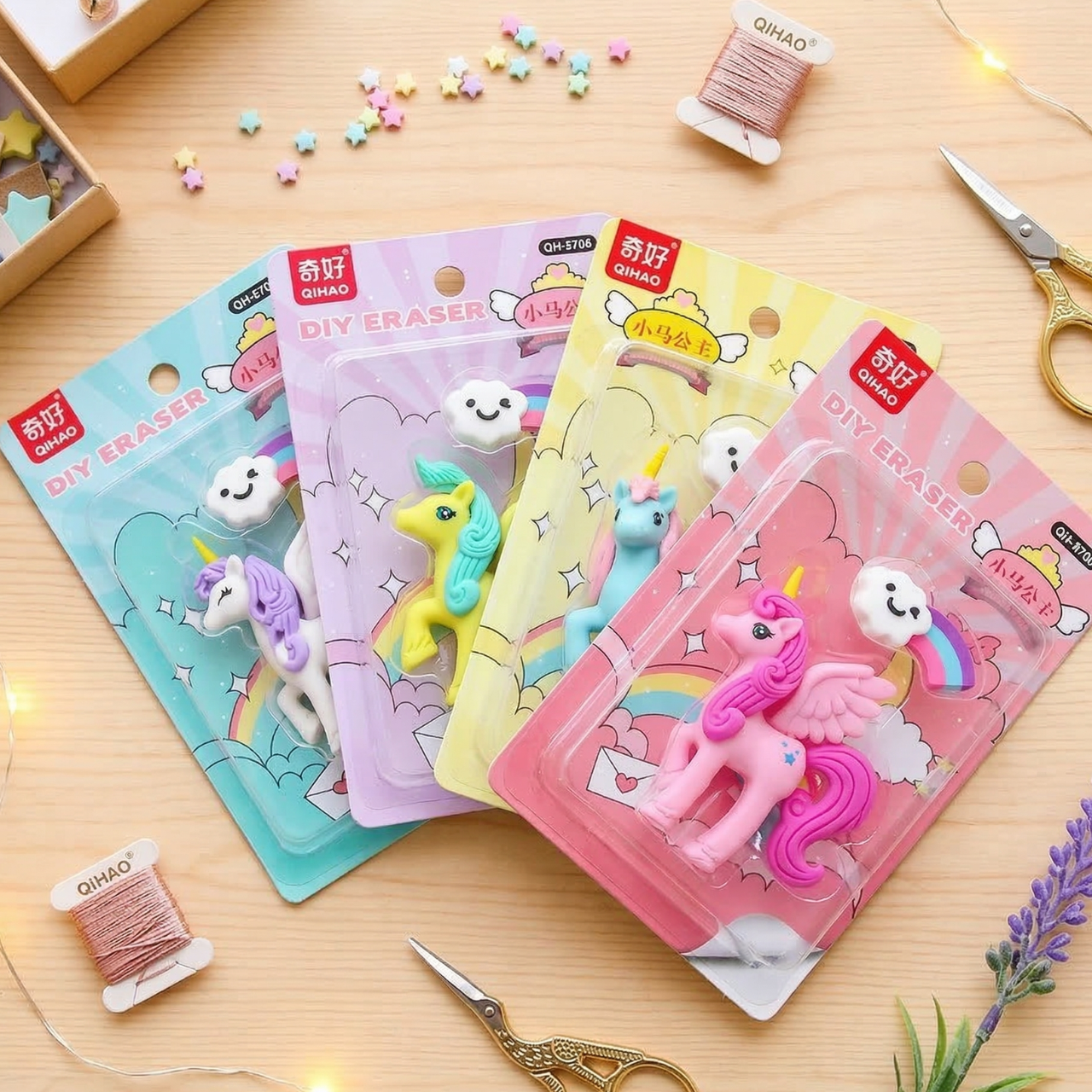 Cute Unicorn Eraser – Kawaii Animal Pencil Eraser for Kids & Students Fun School Stationery & Creative Writing Accessory | Buy2Enjoy