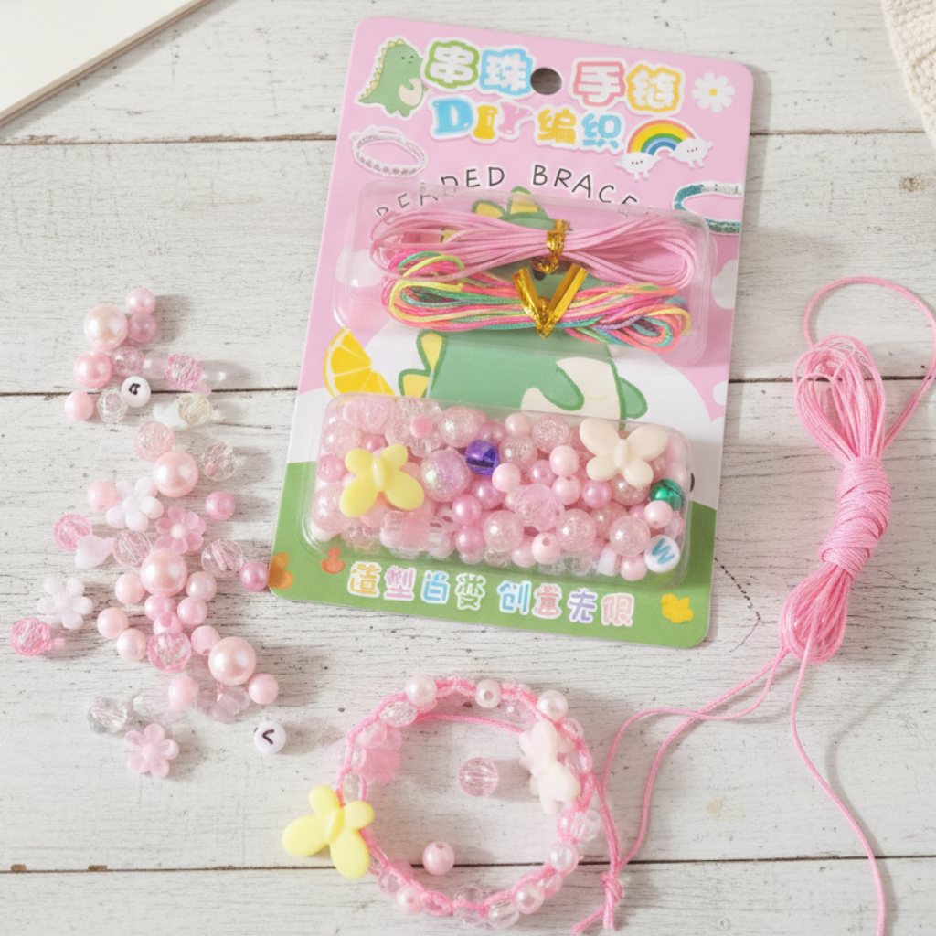 DIY Beads Bracelet Making Kit for Kids Girls  Colorful Jewelry Craft Set for Bracelets, Necklaces & DIY Accessories Creative Educational Art & Craft Gift Set for Children|Buy2Enjoy