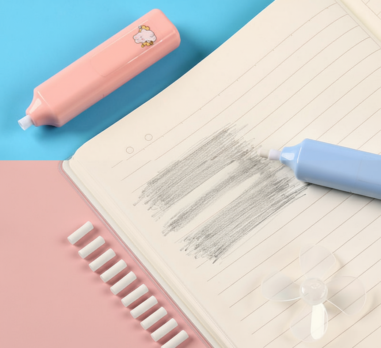 Electric Erasers Stationery Sets Battery Operated Eraser Electric Eraser for Sketch Writing Drawing Rotating Precision Tip Electric Pencil Eraser With Refill for Kids | Buy2Enjoy