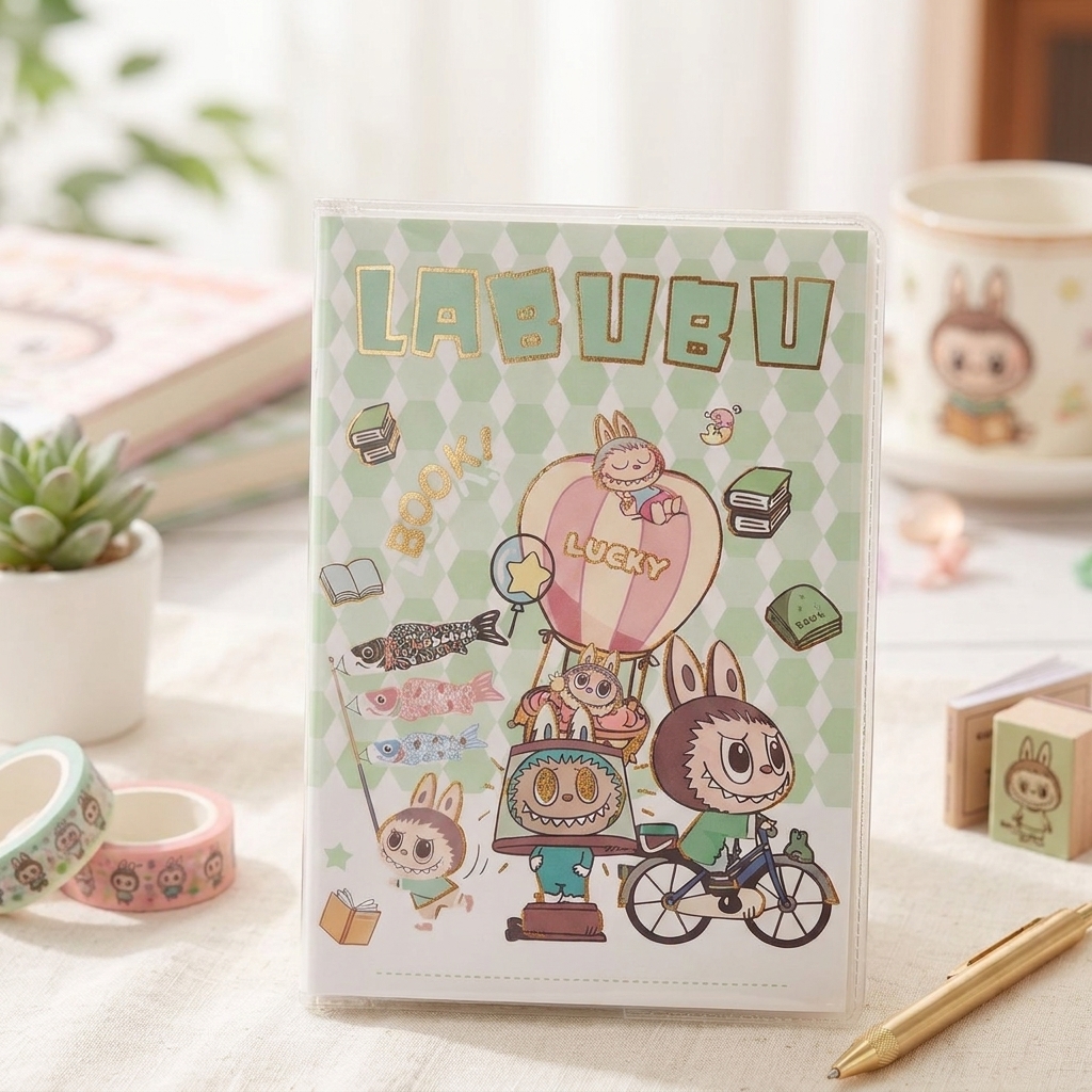 Labubu Cute Kawaii Mini Diary A7 – 70 Pages Small Pocket Notebook for Kids, Girls, School, Journaling, Notes & Daily Writing | Buy2Enjoy
