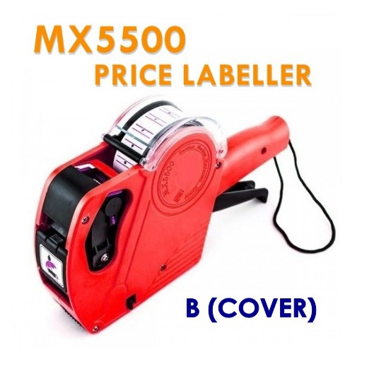MX5500 EOS Price Label Tagging Machine Digit Manual Price Labeller Gun with Sticker Rolls & Ink Roller Professional Price Tag Maker for Shops & Supermarkets | Buy2Enjoy