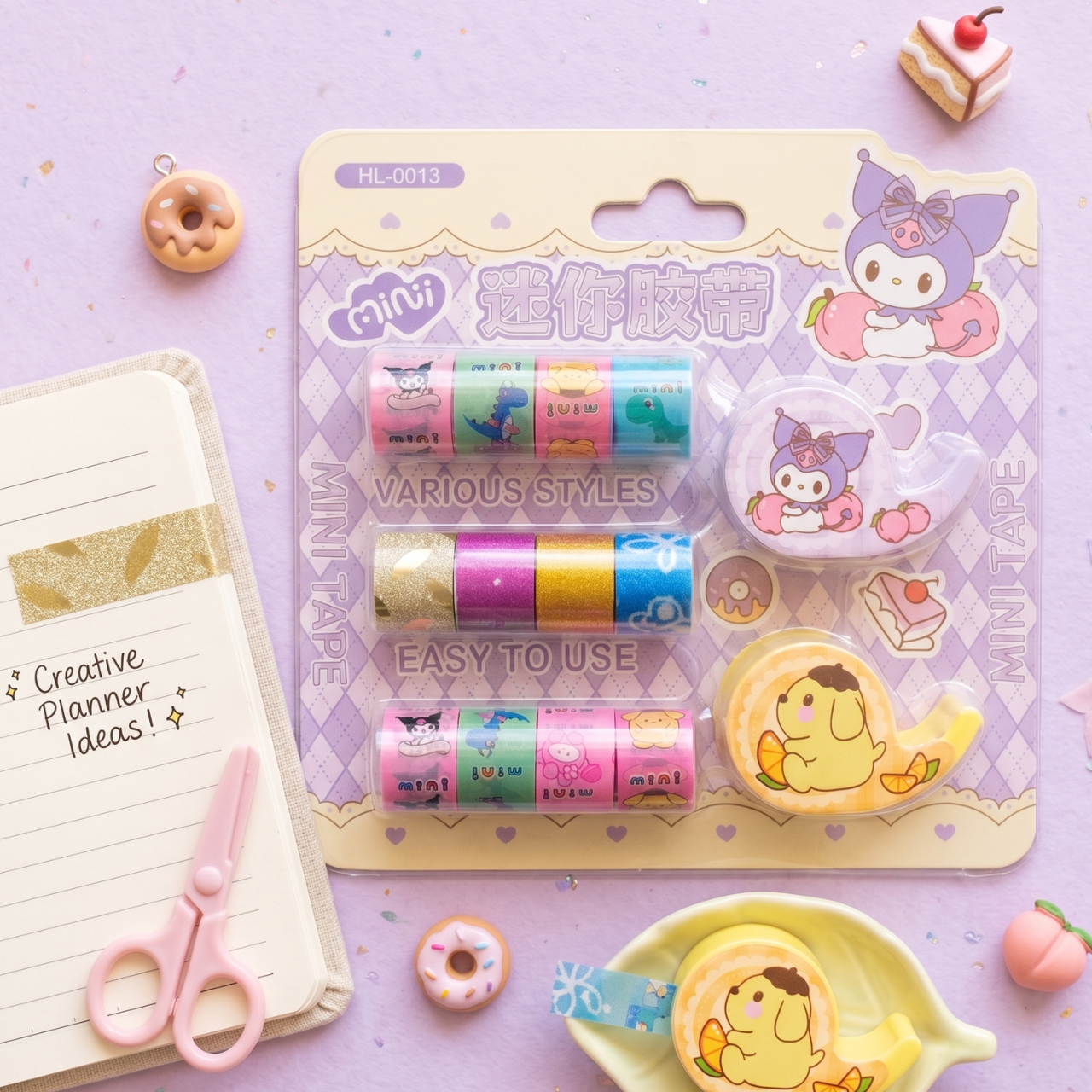 Pack of 16 Mini Decorative Washi Tape Set  Multicolor Masking Tapes for Journaling, Scrapbooking, Gift Wrapping, Planner Decoration & DIY Crafts | Buy2Enjoy