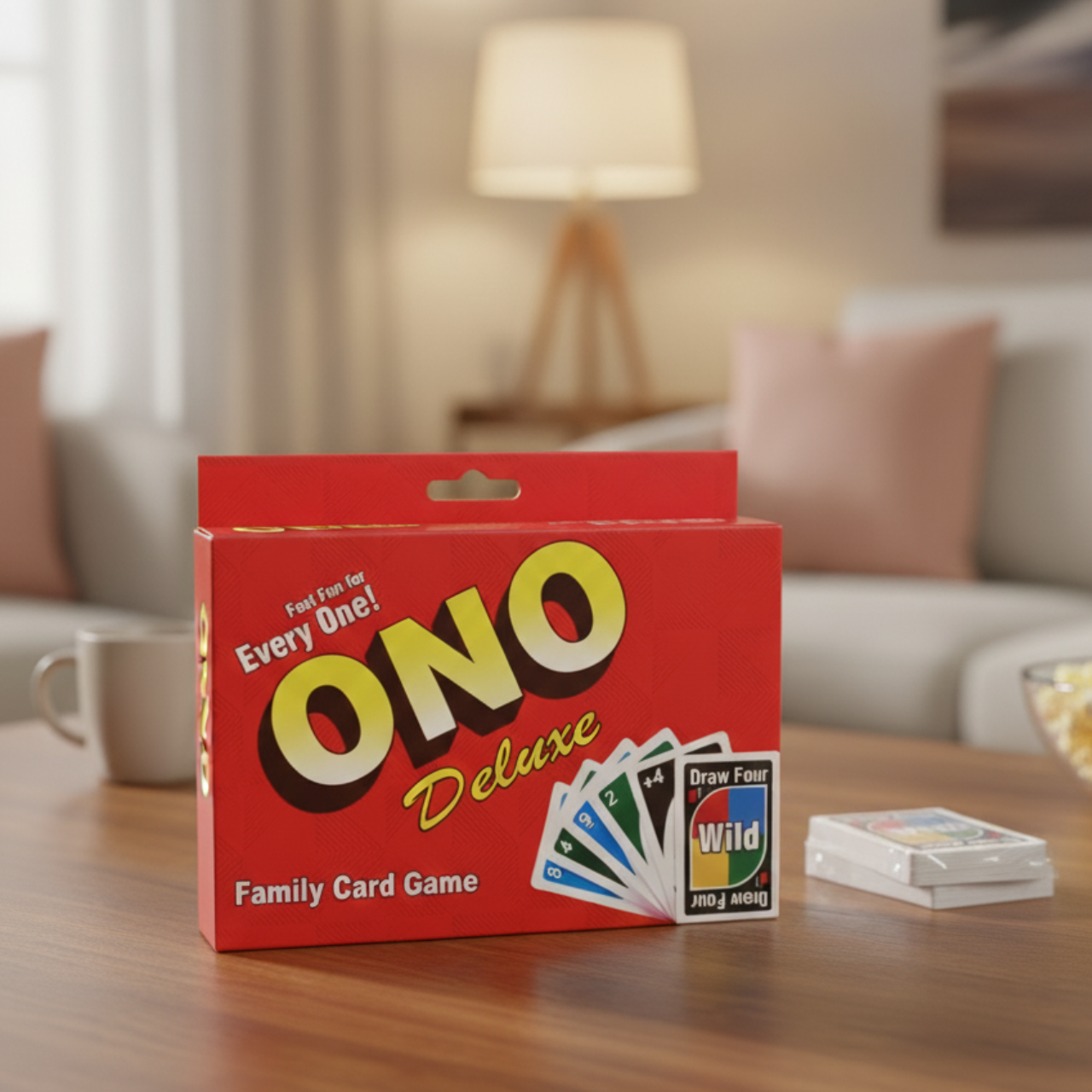 Premium Quality ONO Card Game 108 Cards Family Pack Deluxe Game for Kids Parties Travel Family Fun Classic Card Game for All Ages | Buy2Enjoy