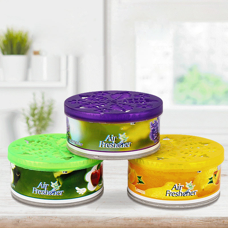 Solid Air Freshener Gel Lavender Fragrance Eco Friendly Odor Eliminator for Home Office Bathroom Car Long Lasting Scent | Buy2Enjoy